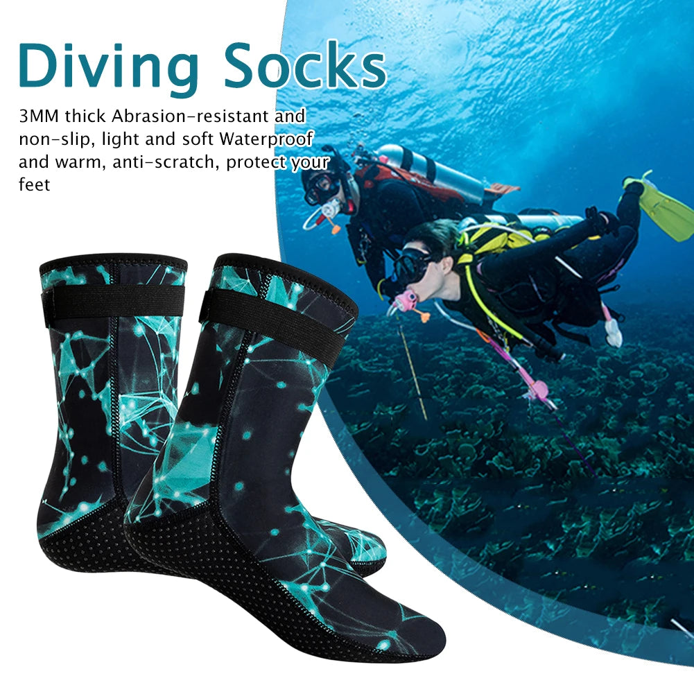 Unisex Neoprene Diving Socks For Snorkeling And Water Sports