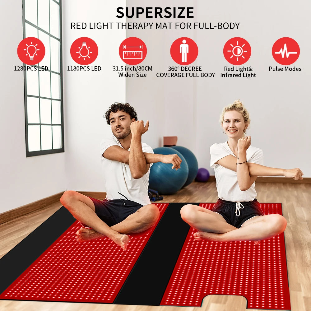Infrared LED Light Therapy Blanket for Home Use and Relaxation