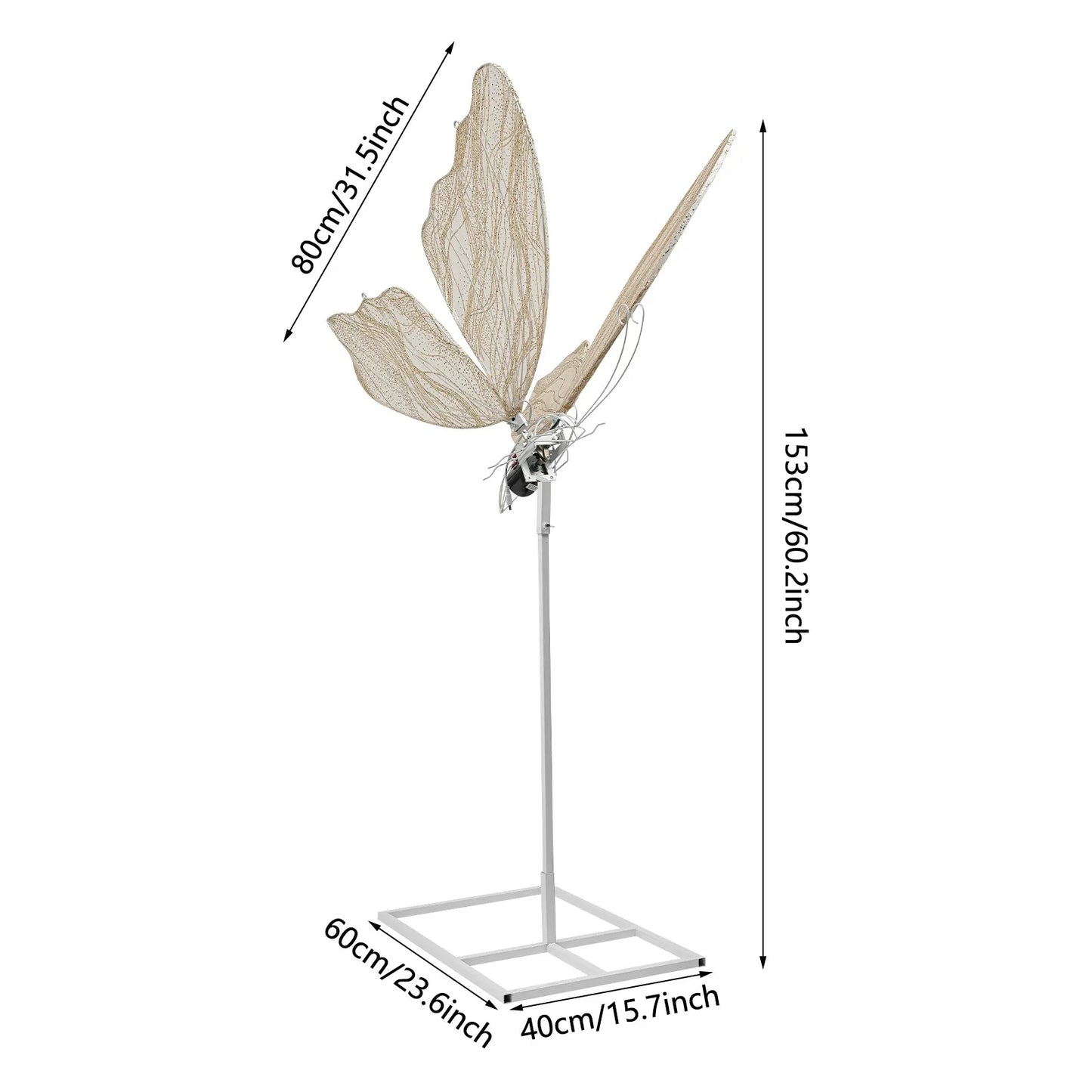 Bymaocar Wedding Butterfly LED Floor Lamp Ceiling Decor