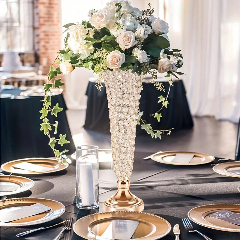 Function Two Vases Centerpiece Set For Dining Table Decor