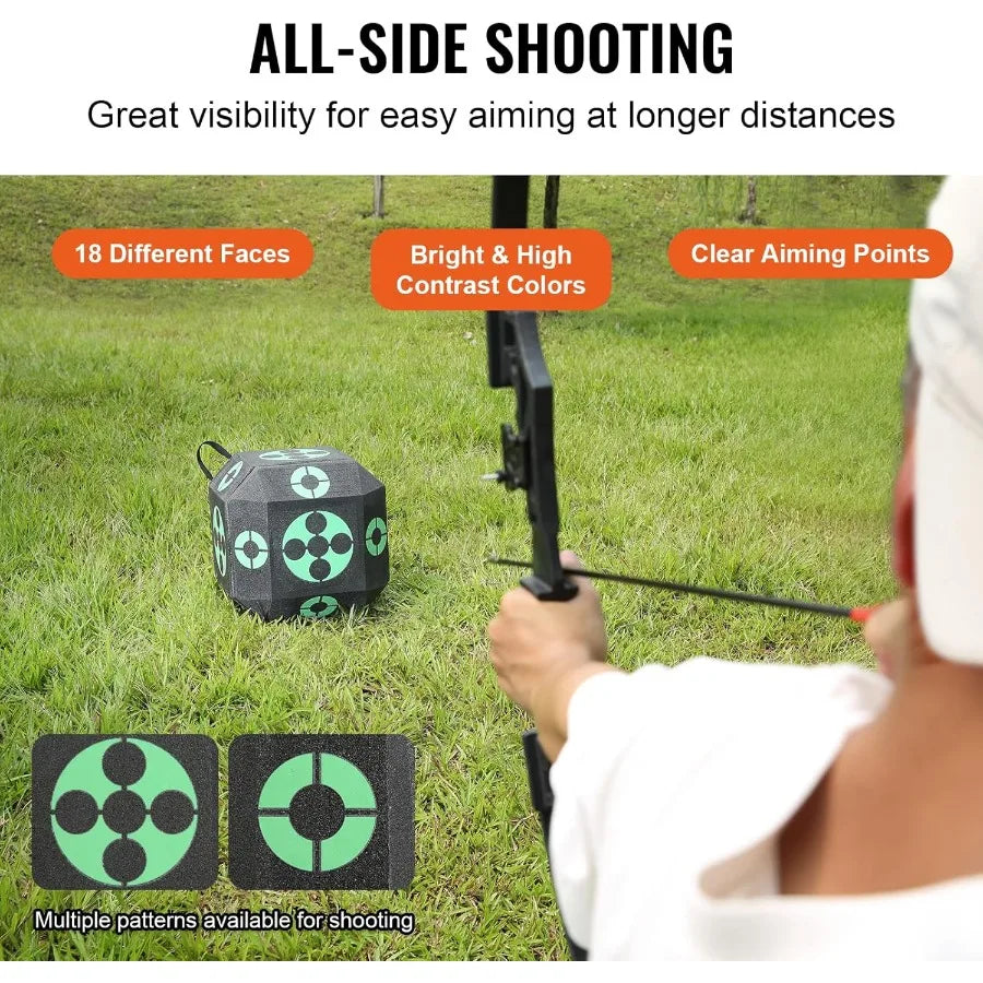 High-Concerned Archery Target Outdoor All-Side Carry Handle Arrow