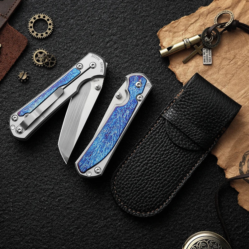 ALVELYDIY M390 Steel Folding Pocket Knife EDC Outdoor Knife