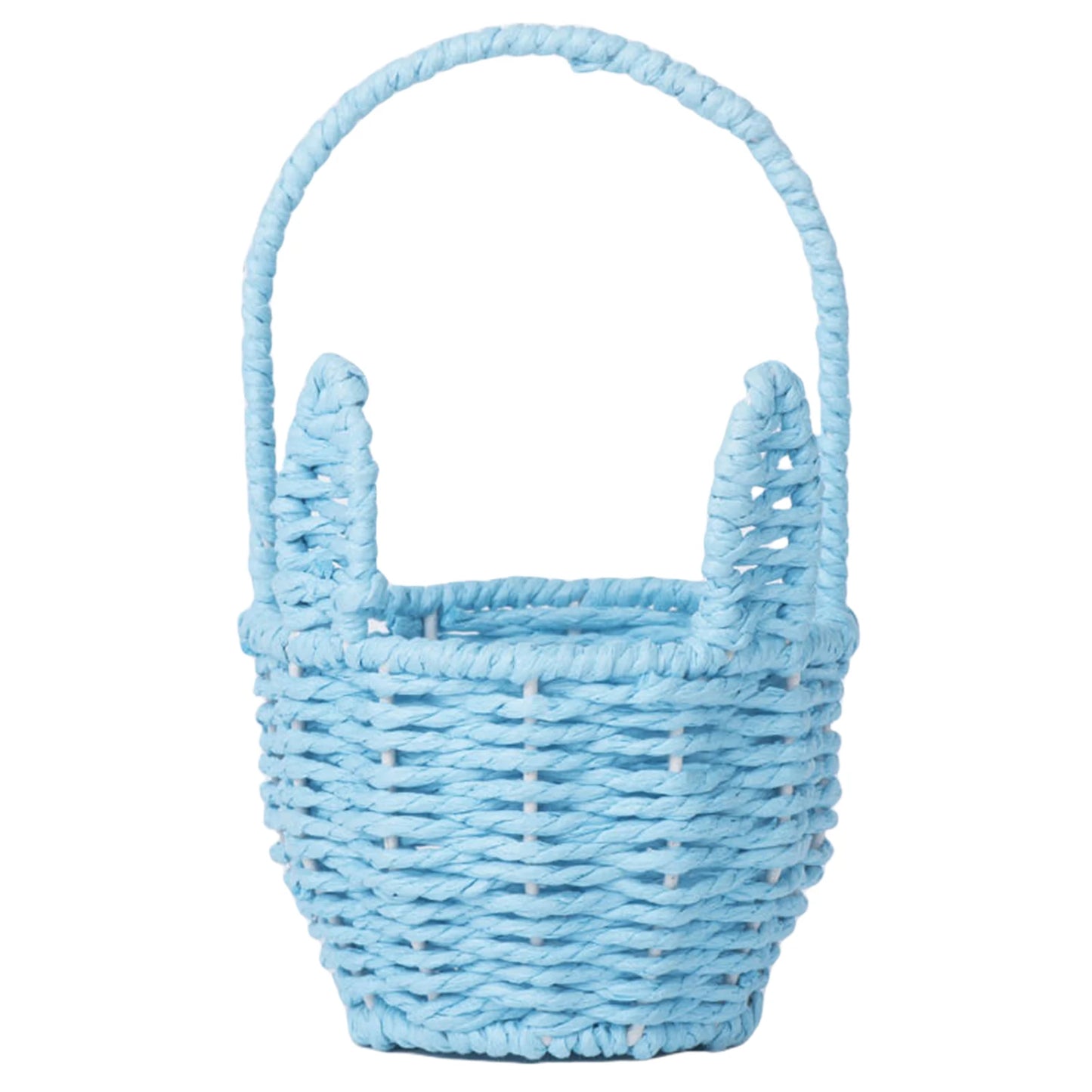 Shunmaii Easter Paper Rope Storage Bin Flower Basket Organizer