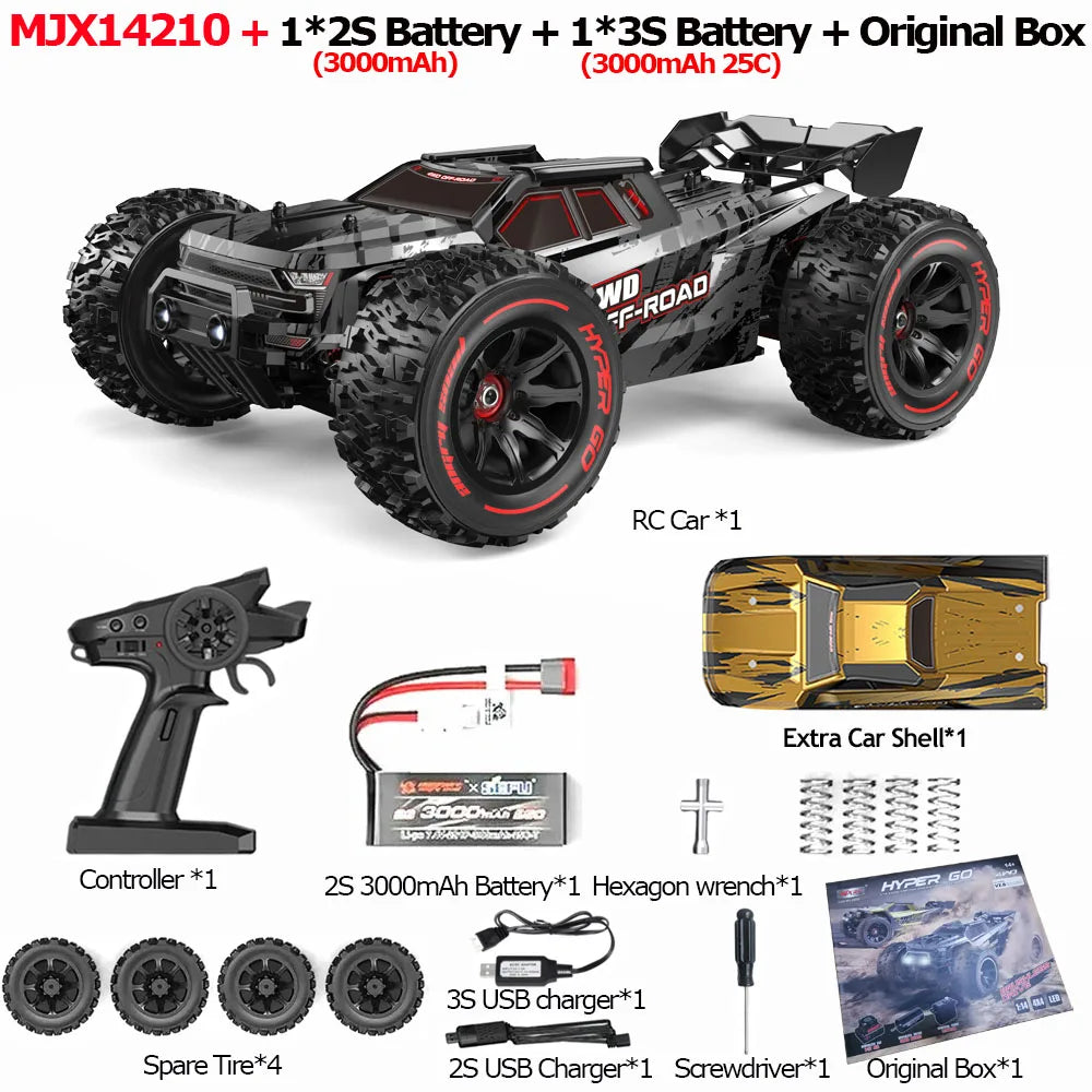 JIUSI One Fourteenth Off Road RC Truck 75kmh Brushless 4WD