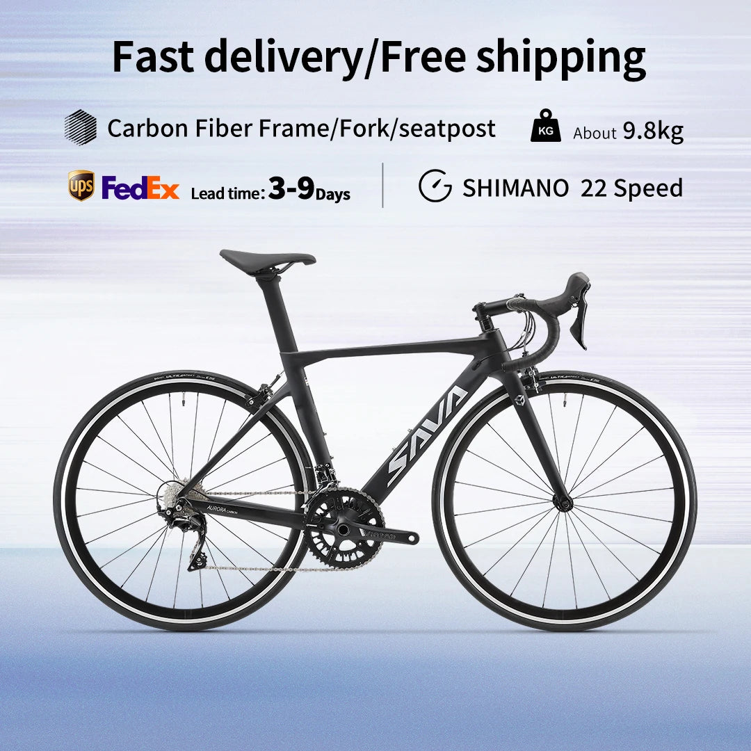 SAVA R09 Carbon Fiber Road Bike Shimano 22 Speed Performance