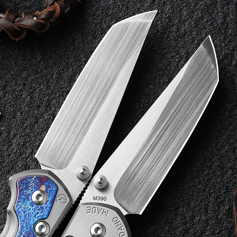 ALVELYDIY M390 Steel Folding Pocket Knife EDC Outdoor Knife