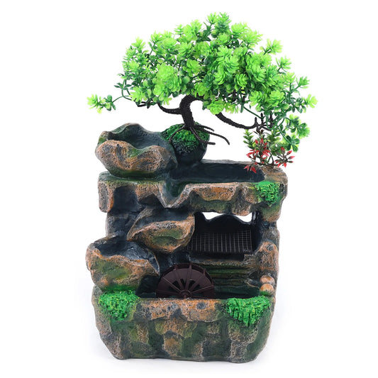 Hign-concerned Indoor Desktop Water Fountain With LED Lights