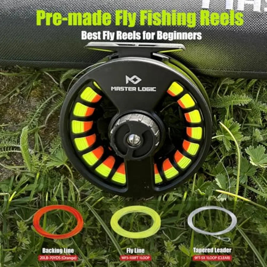 Fly Fishing Rod And Reel Combo Graphite Rod Cork Handle