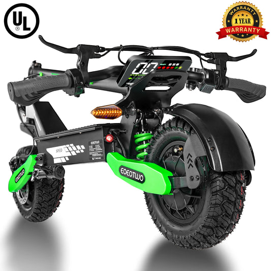 EOEOTWO GT06 Offroad Electric Scooter 1200W Dual Suspension 30MPH