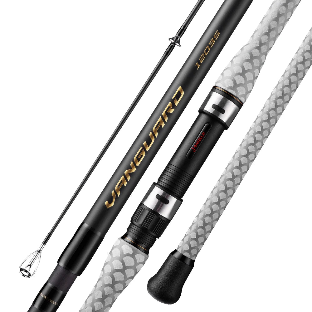J-BARZILLAI Vanguard Carbon Surf Spinning Fishing Rod