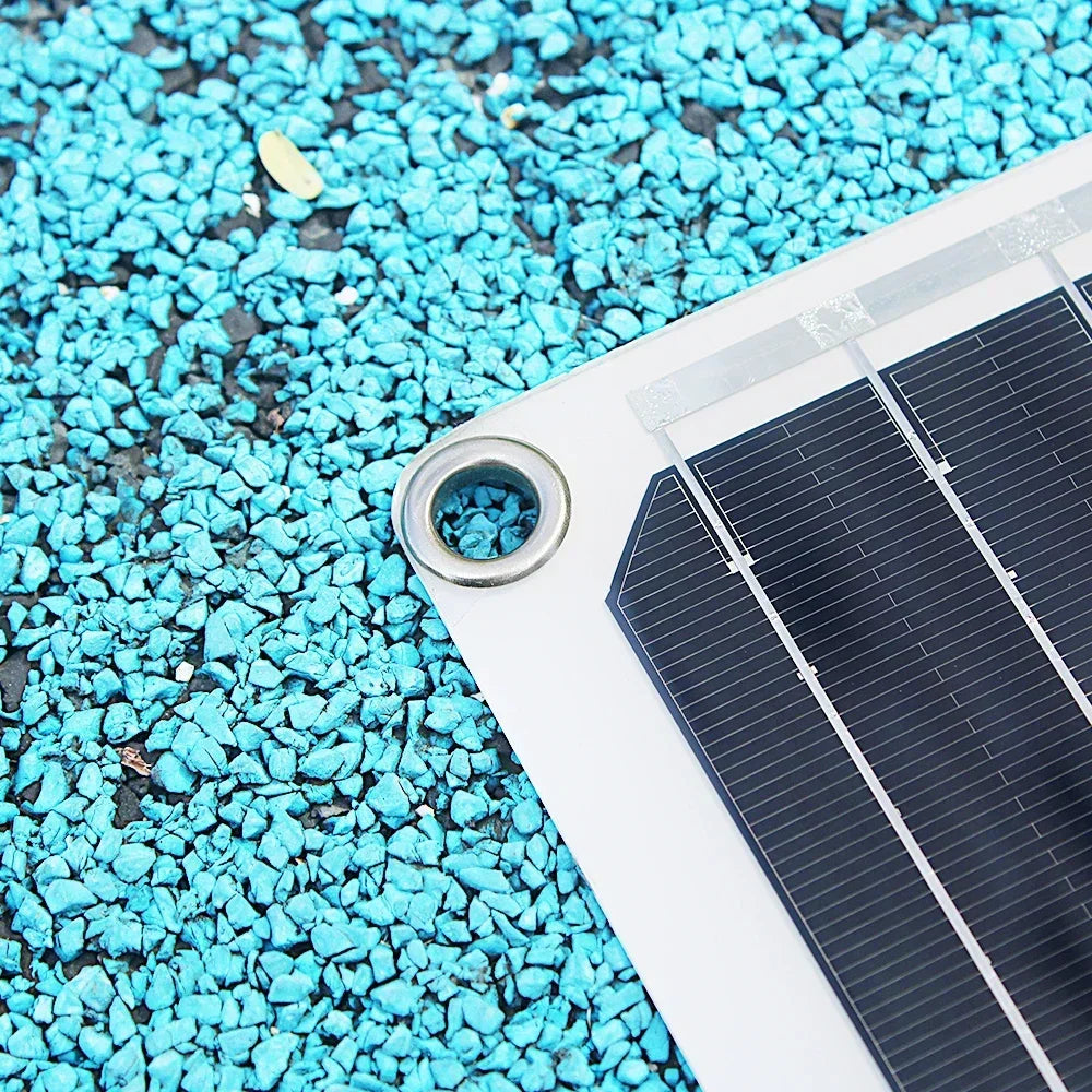 ASUNERGE 12V Flexible Waterproof Monocrystalline Solar Panel For RV