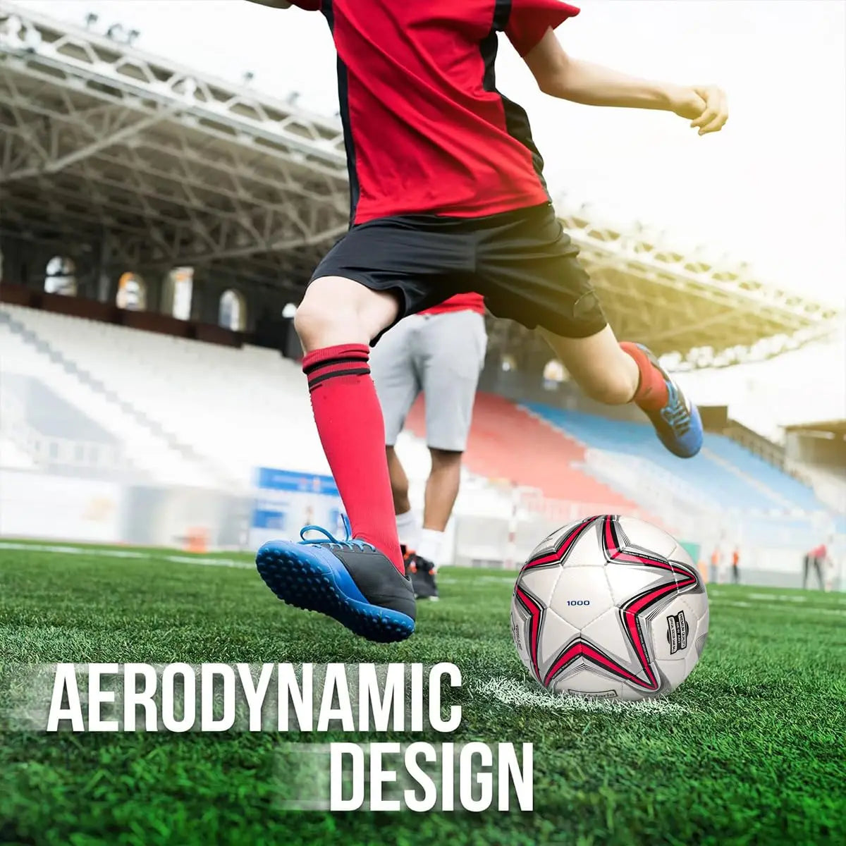 Soft PU Leather Soccer Ball for Indoor and Outdoor Training