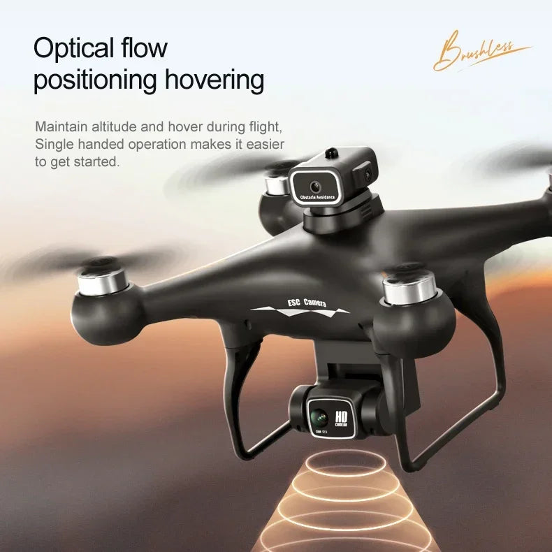 QJ S116 MAX Drone Pro with 8K Dual Camera 360 Obstacle Avoidance WiFi FPV