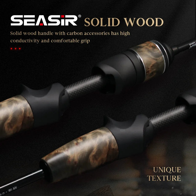 SeaSir Ultralight Carbon Fishing Rod Spinning And Baitcasting