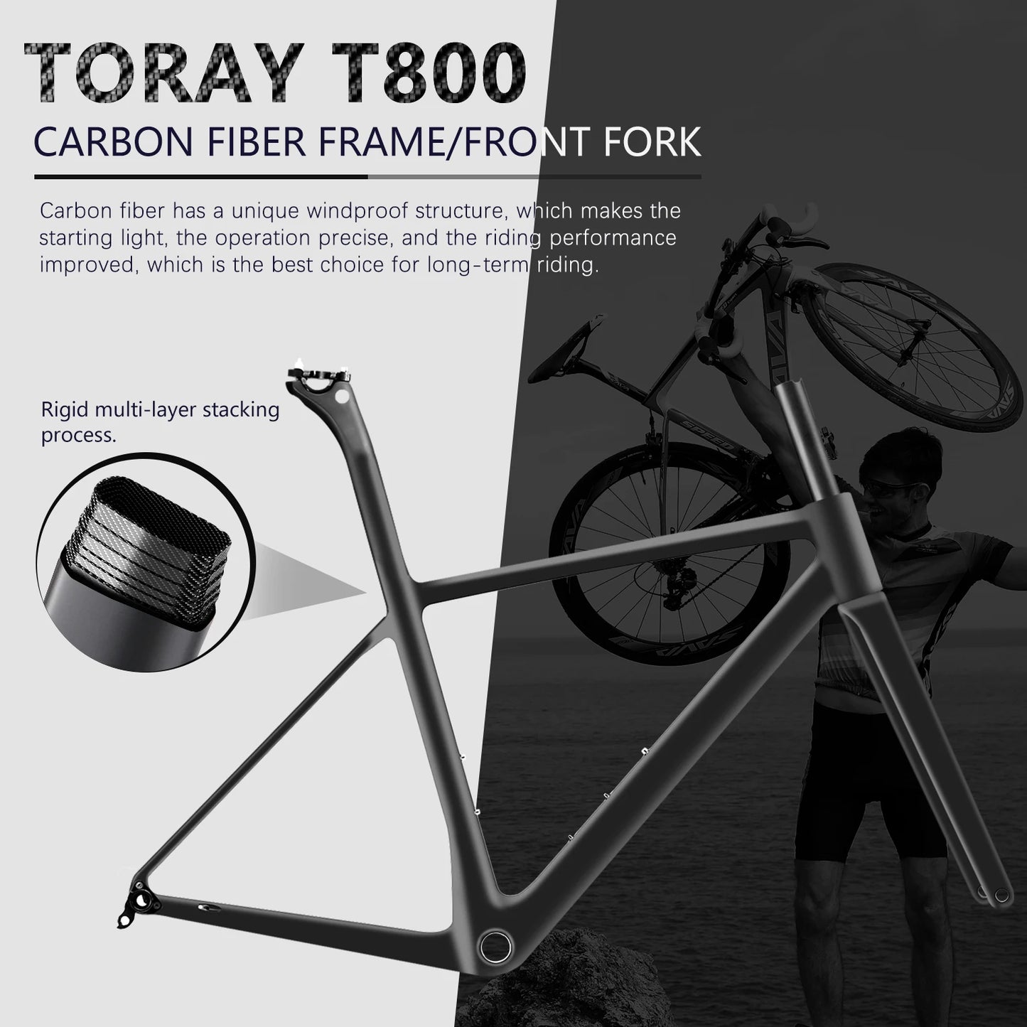 SAVA R09 Carbon Fiber Road Bike Shimano 22 Speed Performance