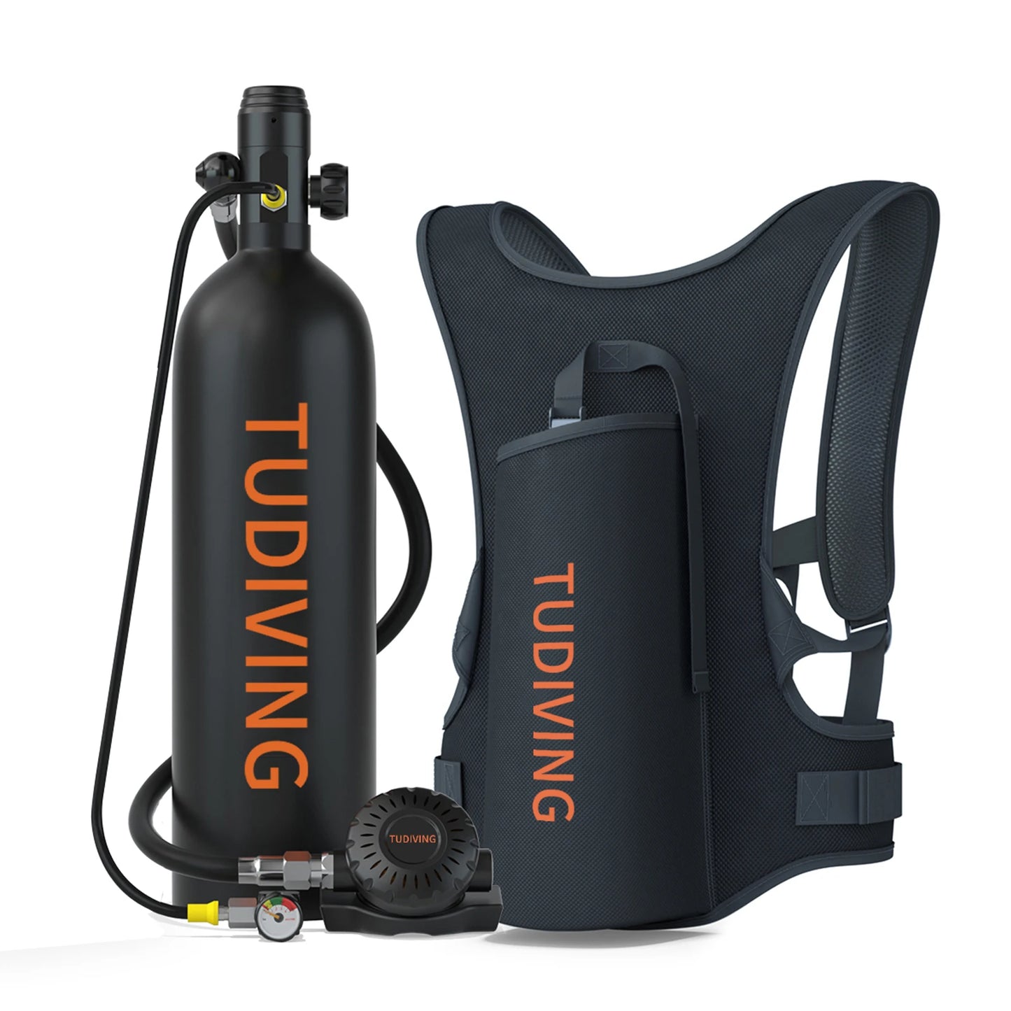 TUDIVING S700Plus Portable Scuba Tank For 30 To 45 Minutes Breathing Time