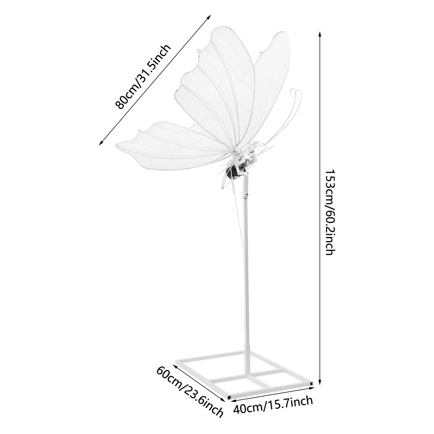 Bymaocar Wedding Butterfly LED Floor Lamp Ceiling Decor