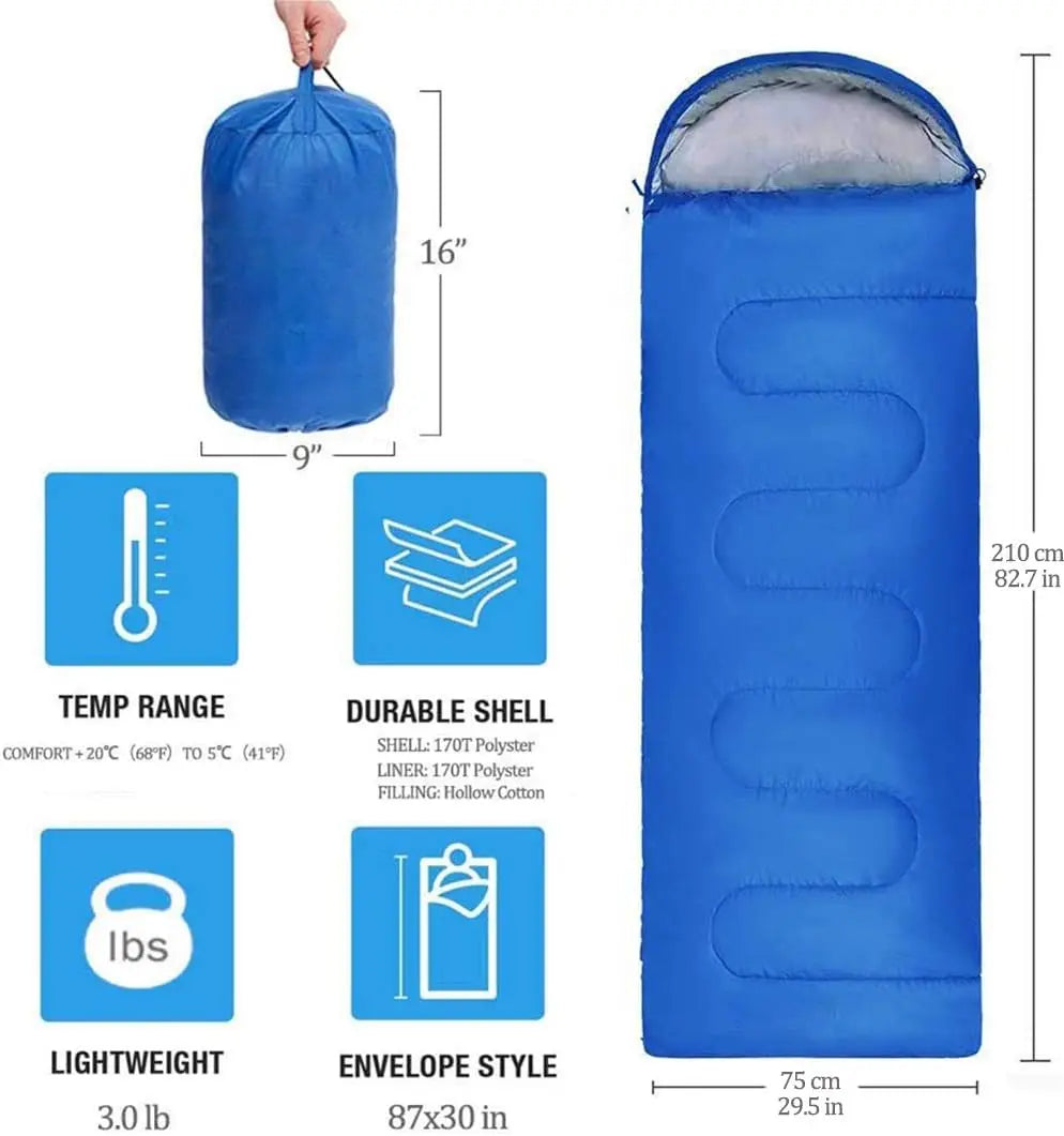 Tianjin Cotton Sleeping Bag For Outdoor Camping Travel