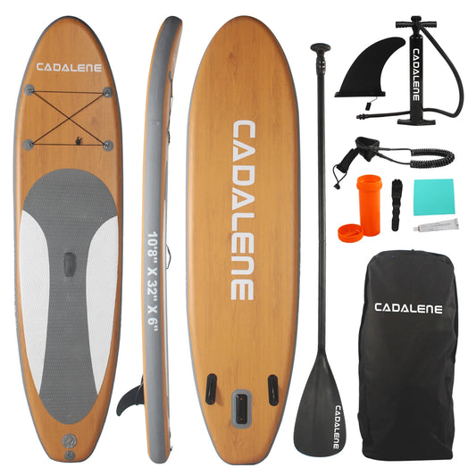 CADALENE Inflatable Paddle Board Stand Up Sup With Premium Accessories