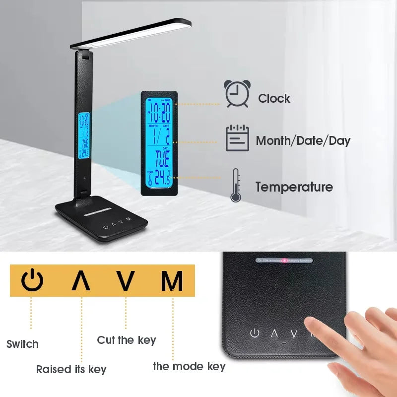 Laopao 10W Qi Wireless Charging Desk Lamp With Night Light