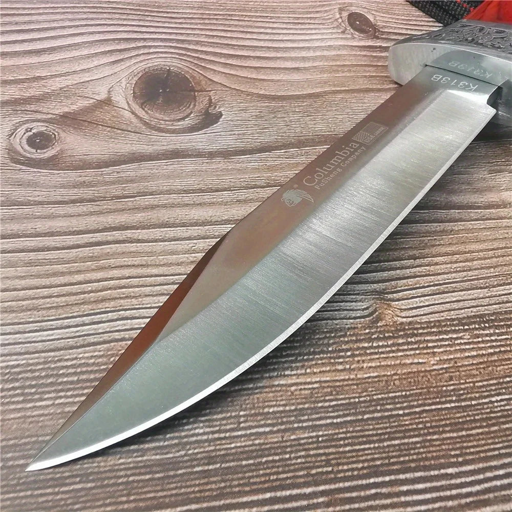 Doom Blade Fixed Blade Knife Stainless Steel Survival Camping Hunting Sheath