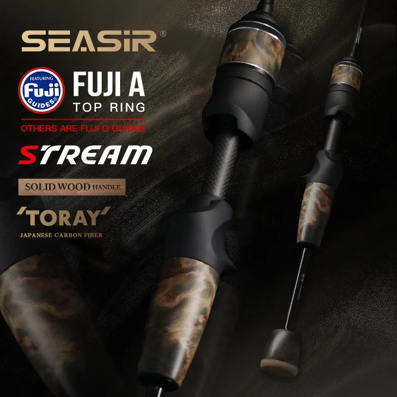 SeaSir Ultralight Carbon Fishing Rod Spinning And Baitcasting
