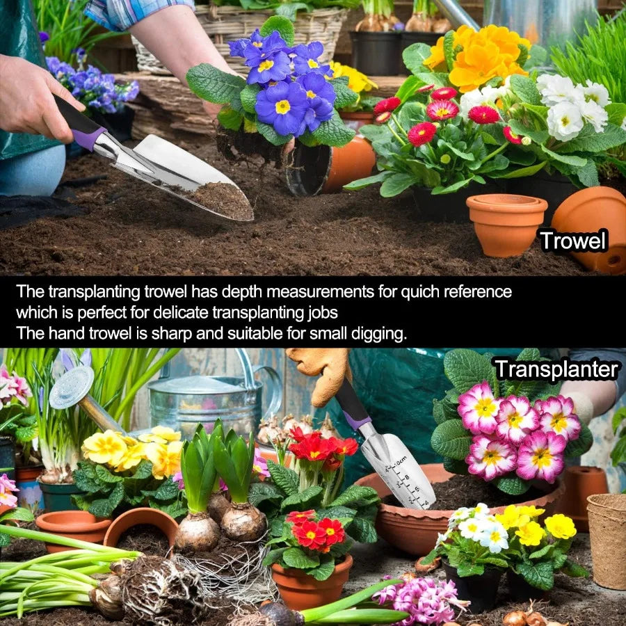 Tudoccy 83Piece Garden Tool Set For Outdoor And Indoor Use