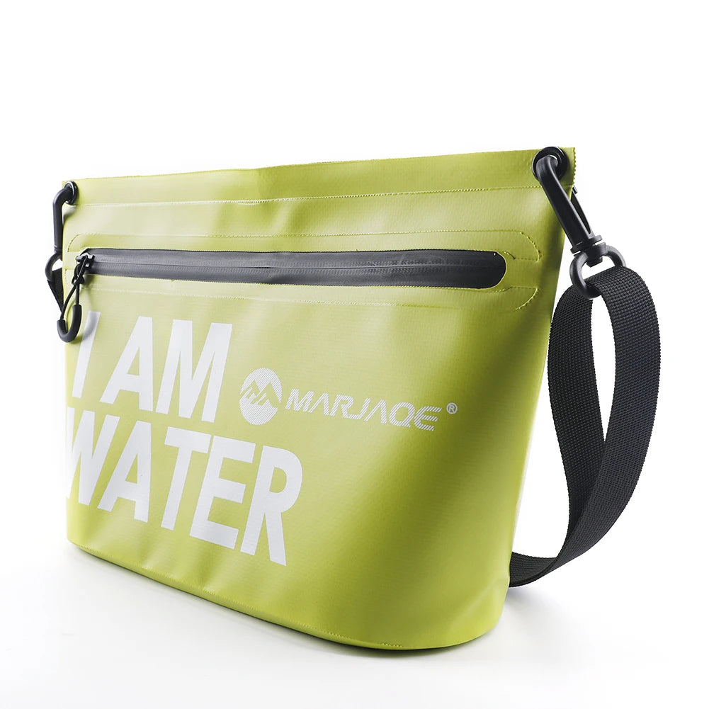 NONECN Waterproof Diving Shoulder Pack Zipper PVC Swim Bag Travel