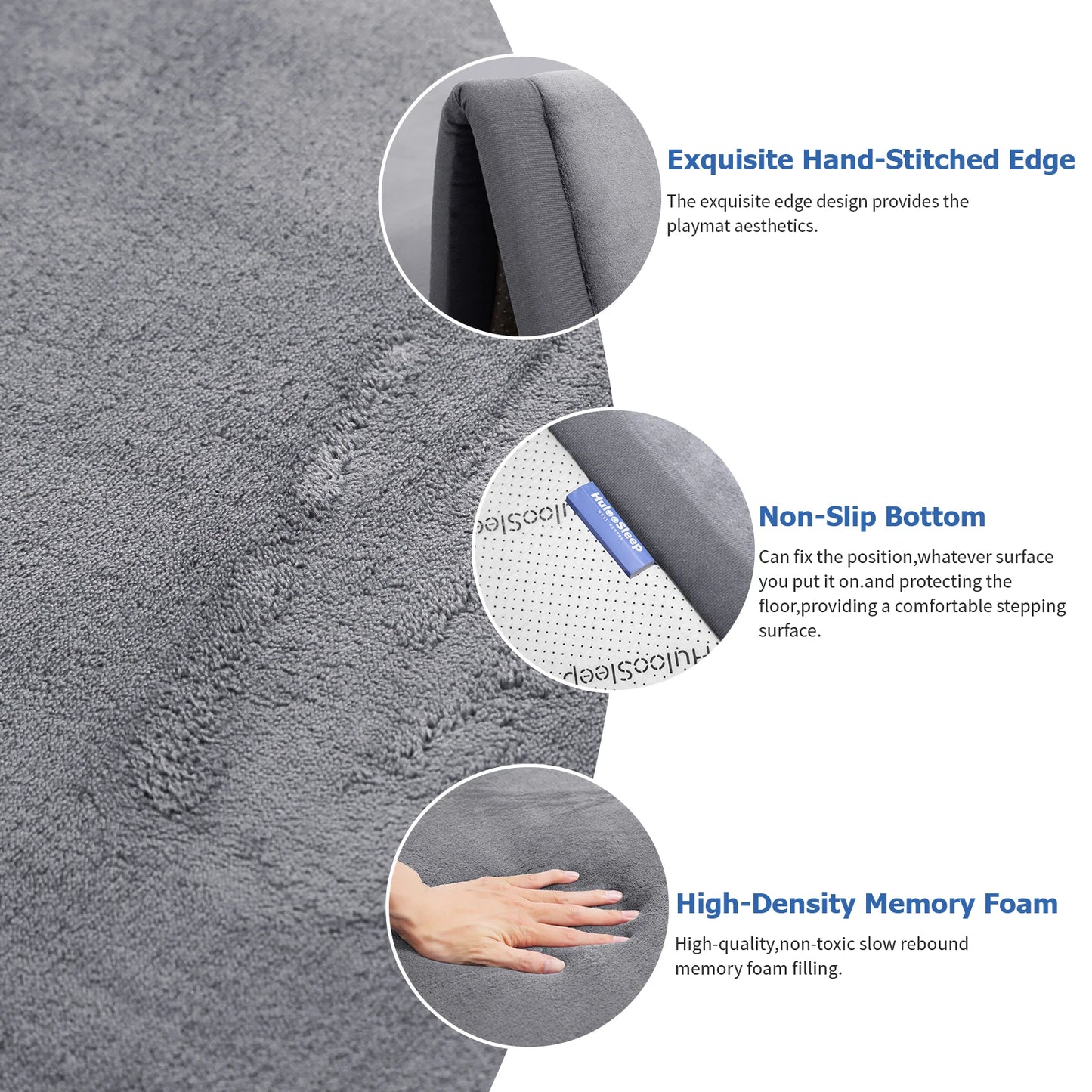 PaPaMat Memory Foam Floor Carpet With Non Slip Bottom