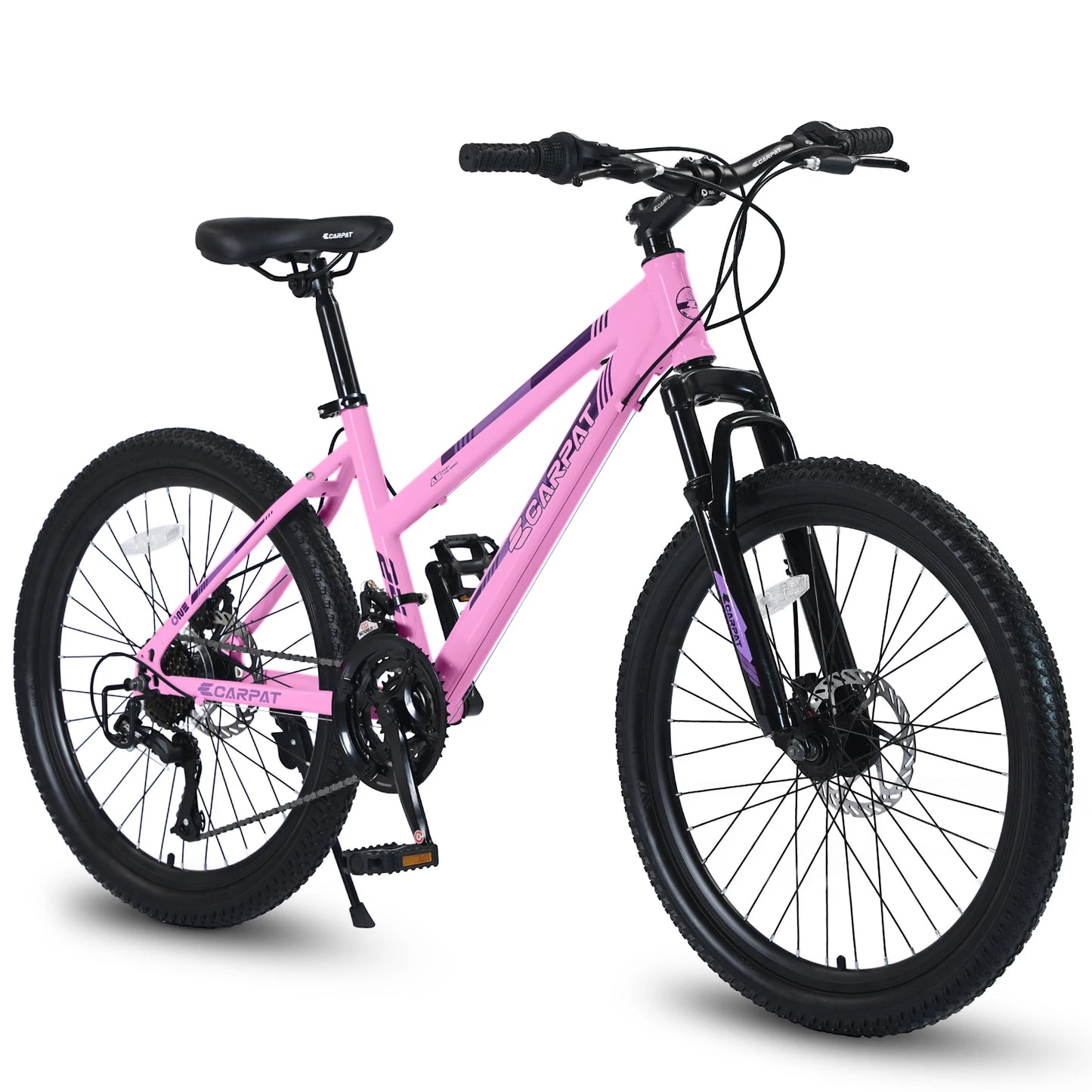 Ecarpat Mountain Bike With 21 Speed Disc Brakes And Front Suspension