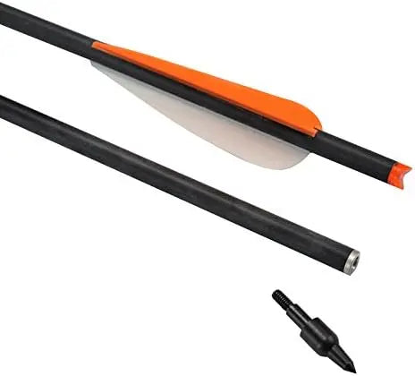 Nika Archery Carbon Crossbow Bolts With Vanes Pack 12