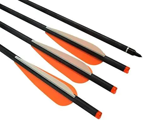 Nika Archery Carbon Crossbow Bolts With Vanes Pack 12