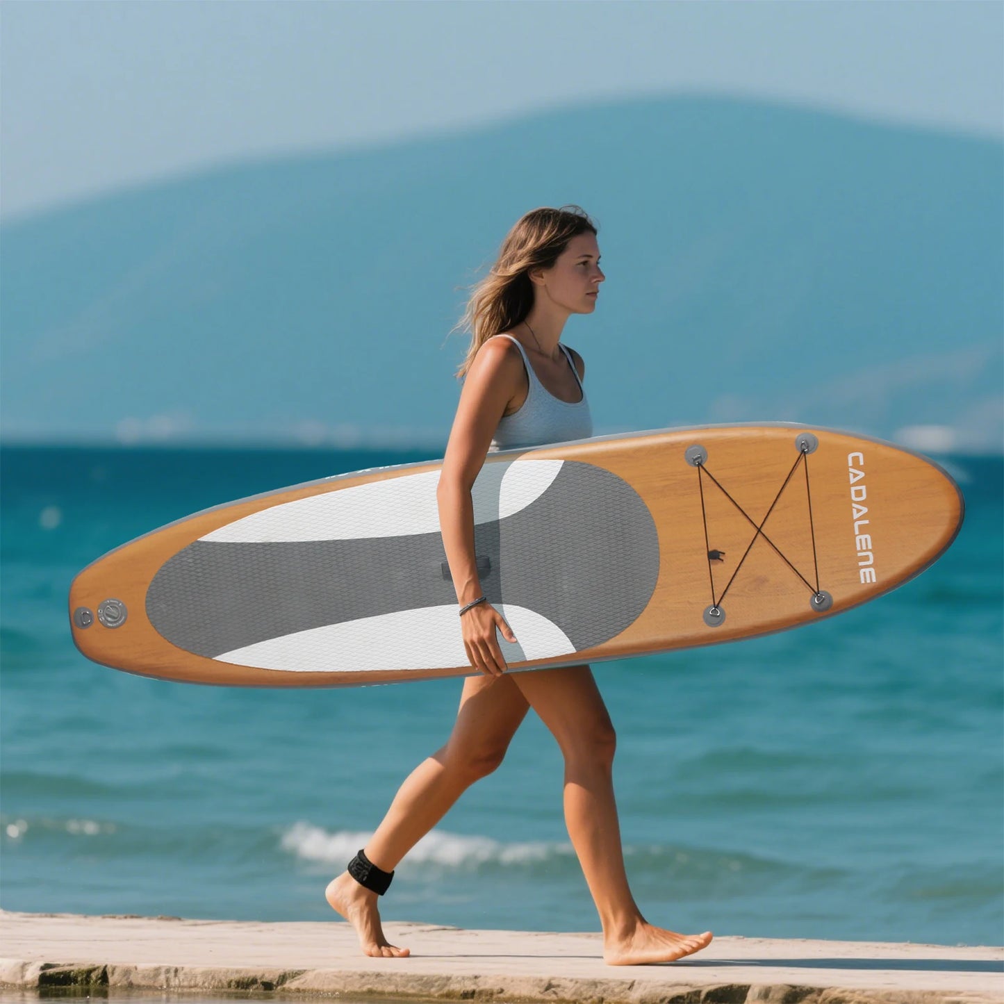 CADALENE Inflatable Paddle Board Stand Up Sup With Premium Accessories