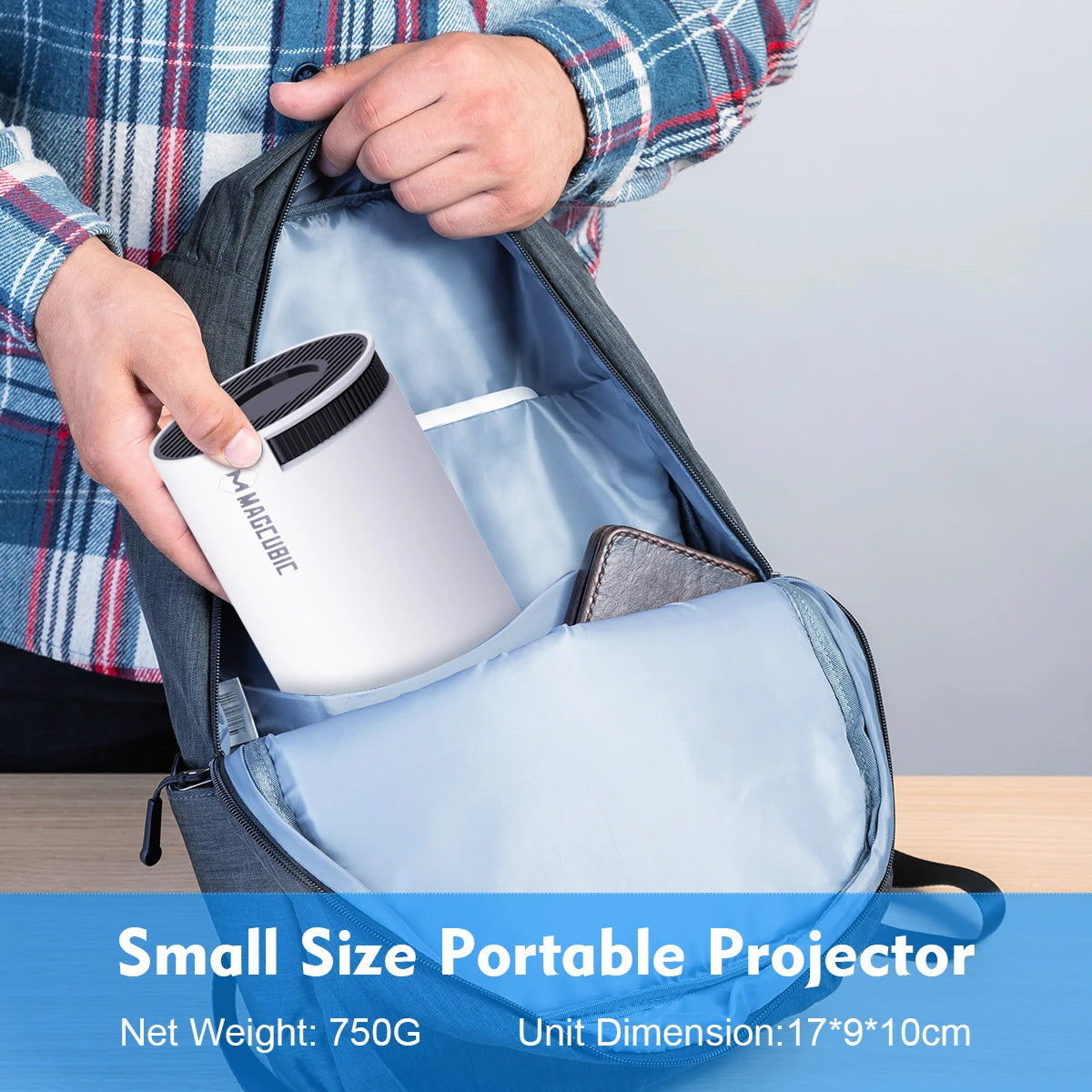 Magcubic Android 11 Projector WiFi 6 Home Theater Portable