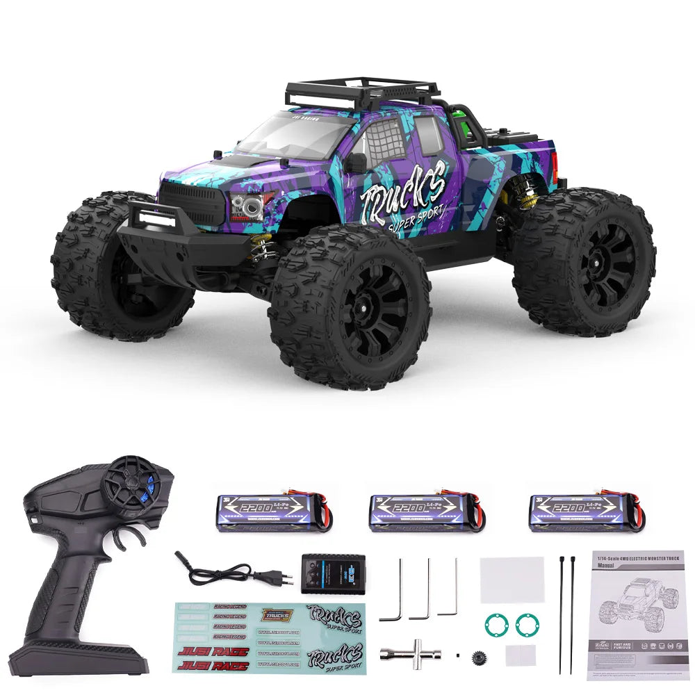 JIUSICE PT14R RC Car 4WD Brushless Motor