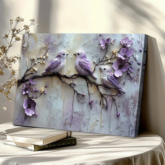 Hign-concerned Bird and Flower Painting Mural for Living Room