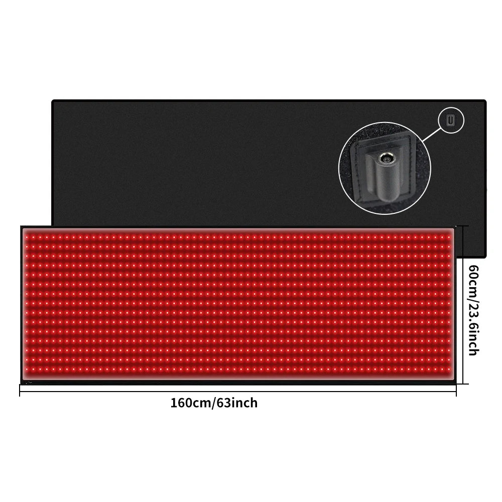 Red Light Therapy Mat For Whole Body 945 LEDs 660nm 850nm