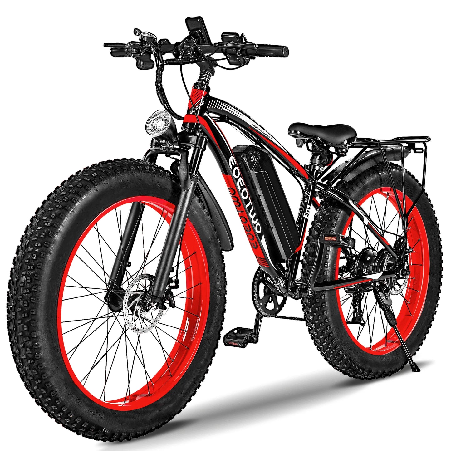 EOEOTWO E01 Electric Fat Tire Mountain Bike 1500W Peak Motor