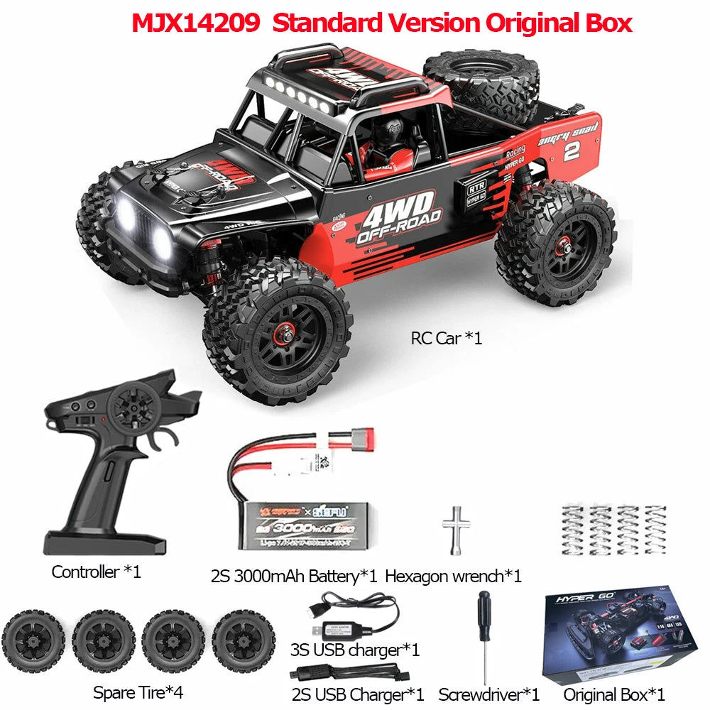 JIUSI One Fourteenth Off Road RC Truck 75kmh Brushless 4WD