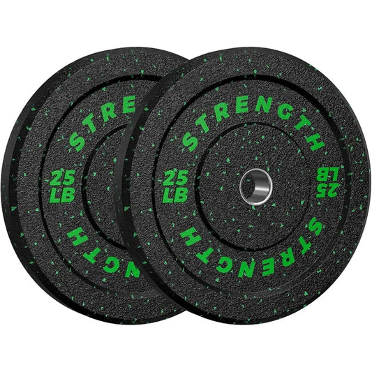 XMSJ Bumper Plates Barbell Weight Set Rubber For Home Gym
