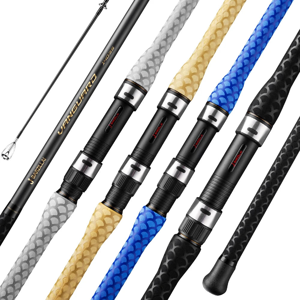 J-BARZILLAI Vanguard Carbon Surf Spinning Fishing Rod