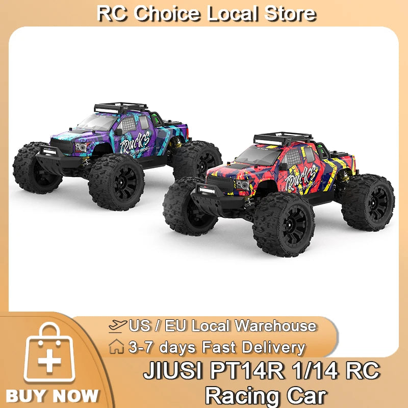 JIUSICE PT14R RC Car 4WD Brushless Motor