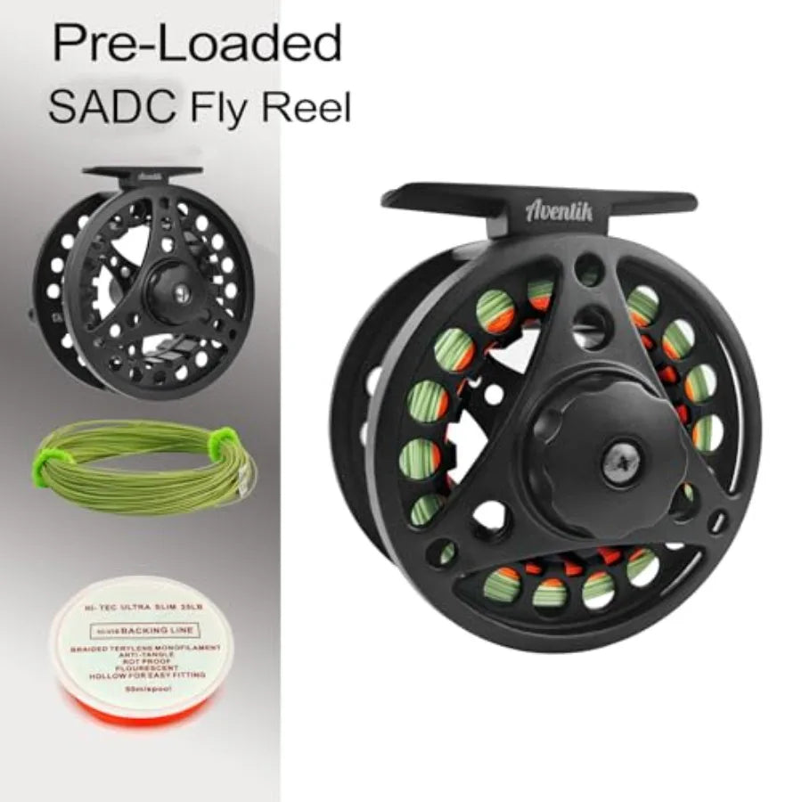 High Performance Fly Fishing Kit Rod And Reel With Case