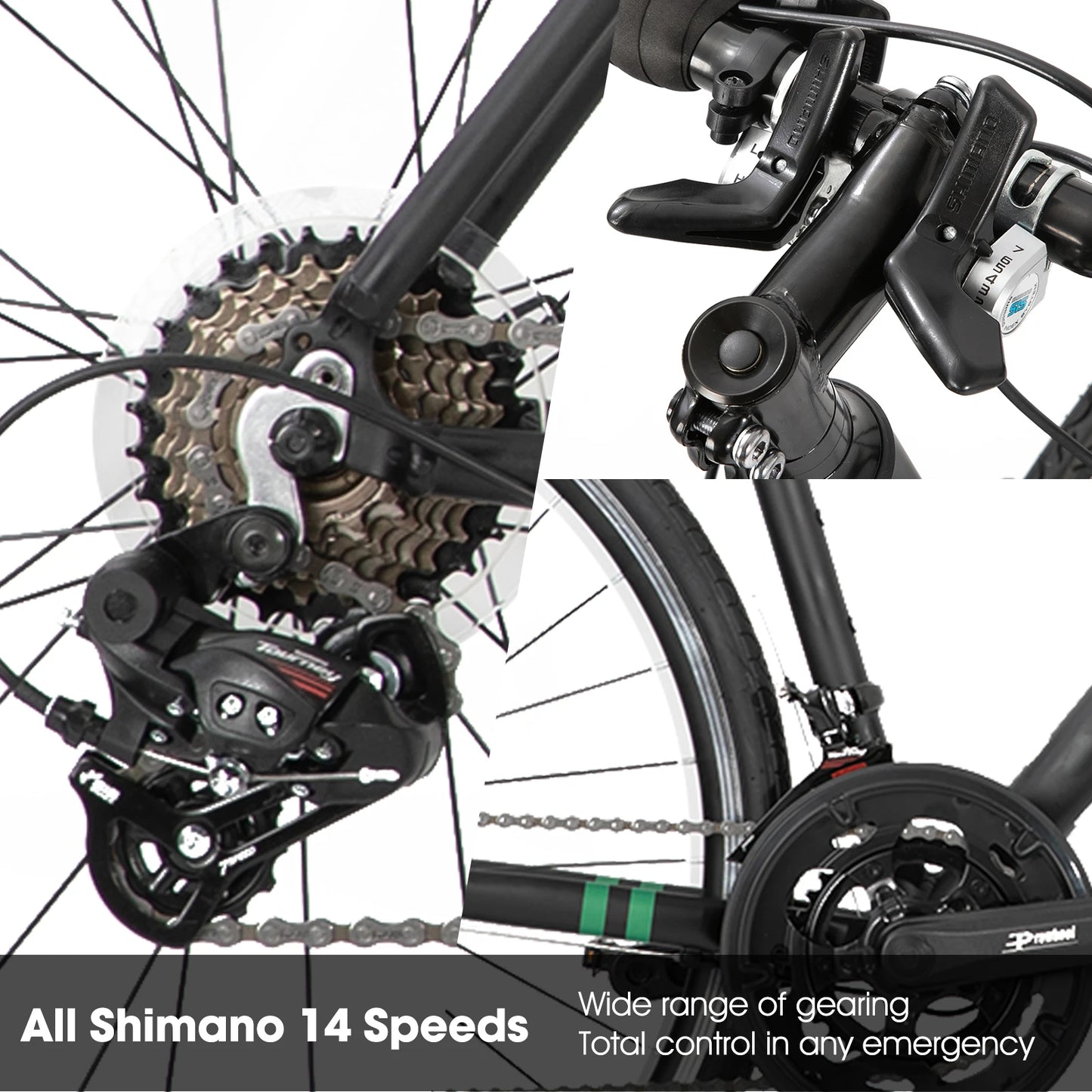 Joystar Aluminum Road Bike Shimano 14 Speeds For Men