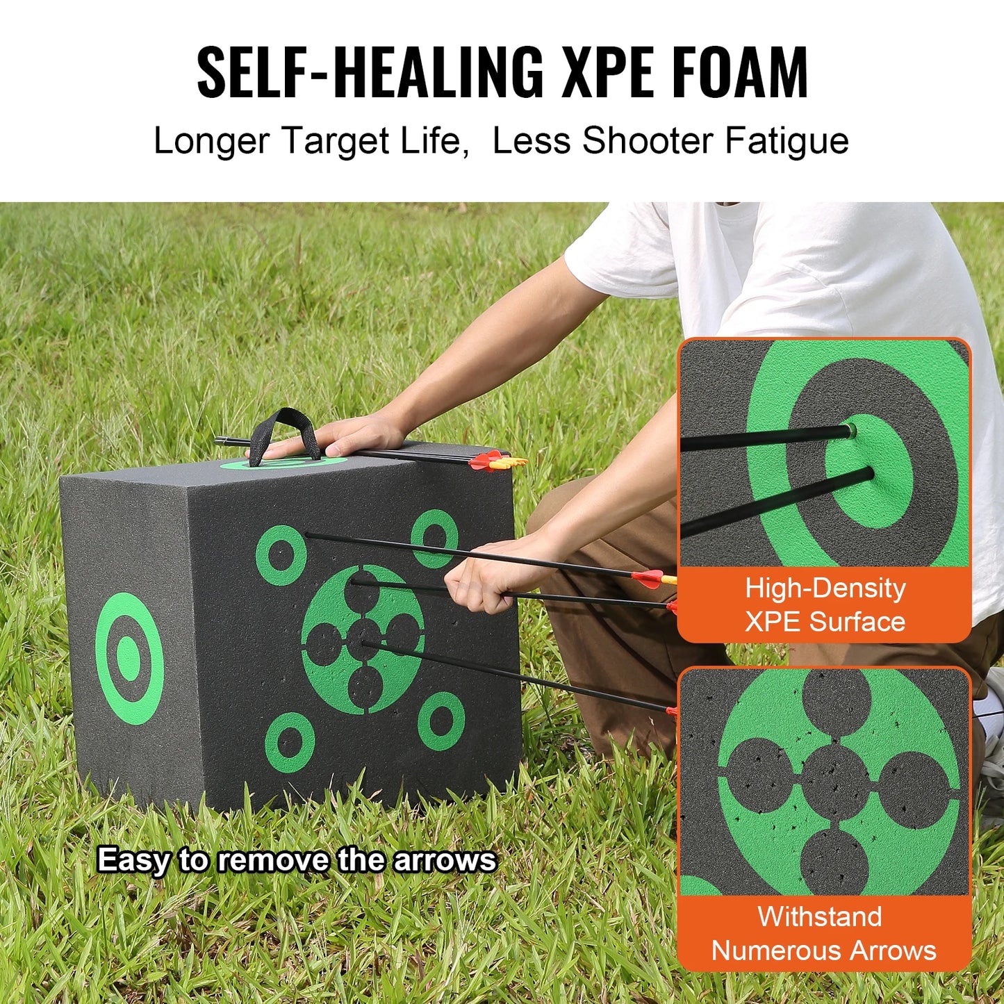 VEVOR Archery Target Allside Shooting Portable Target With Carry Handle