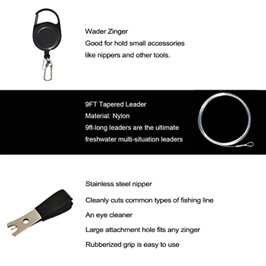 High Performance Fly Fishing Kit Rod And Reel With Case